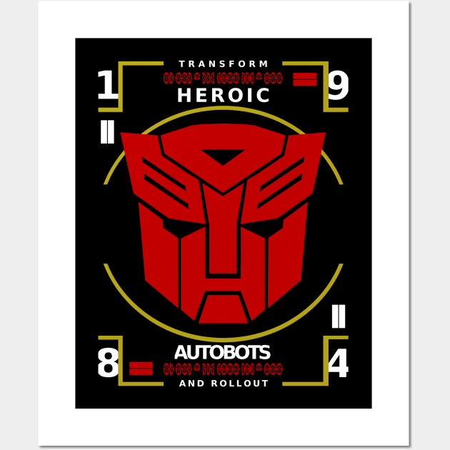 Heroic Autobots Wall Art by CRD Branding